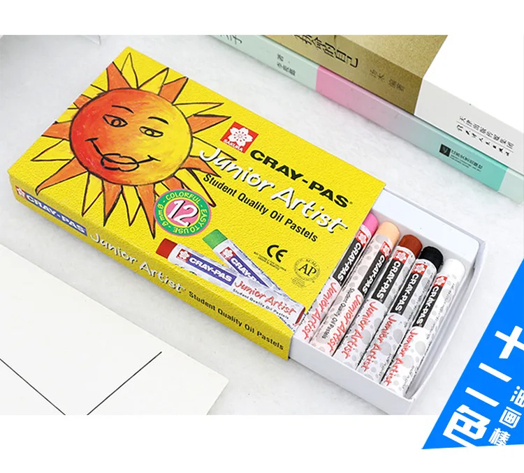 Япония sakur Sakura Crayon Cherry Blossom 12 цветной карандаш картографическая кисть мягкий карандаш