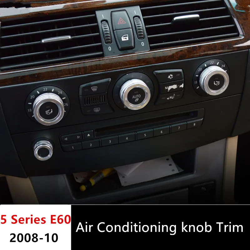 Center Console Air Conditioning Volume Knob Decoration Cover Trim