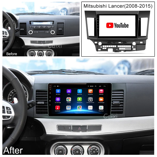 $114.83 Android 9.0 Car Radio Multimedia player for Mitsubishi lancer 2008 2009 2010-2016  video audio 2 din 10 inch  car dvd player