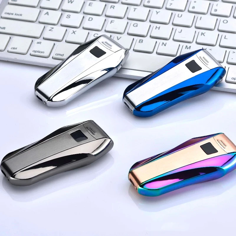 USB зажигалка с двойной дугой ветрозащитная беспламенная Электронная плазменная