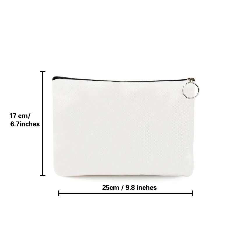 Pochette personnalisée avec Logo, sac de maquillage, pochette en toile pour cosmétiques, sac de toilette, organisateur de mariage, fête d'anniversaire, cadeau Photo et texte