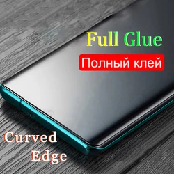 Premium Full Glue HD Tempered Glass Screen Protector - Transparent Clear 3D Curved Design, 9H Hardness - Case Friendly  Clear
