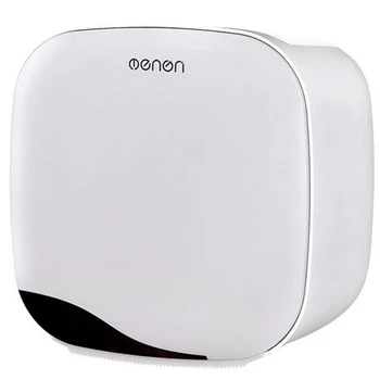 

Wall-Mounted Toilet Paper Holder Tissue Box Waterproof Toilet Paper Box Roll Paper Tube
