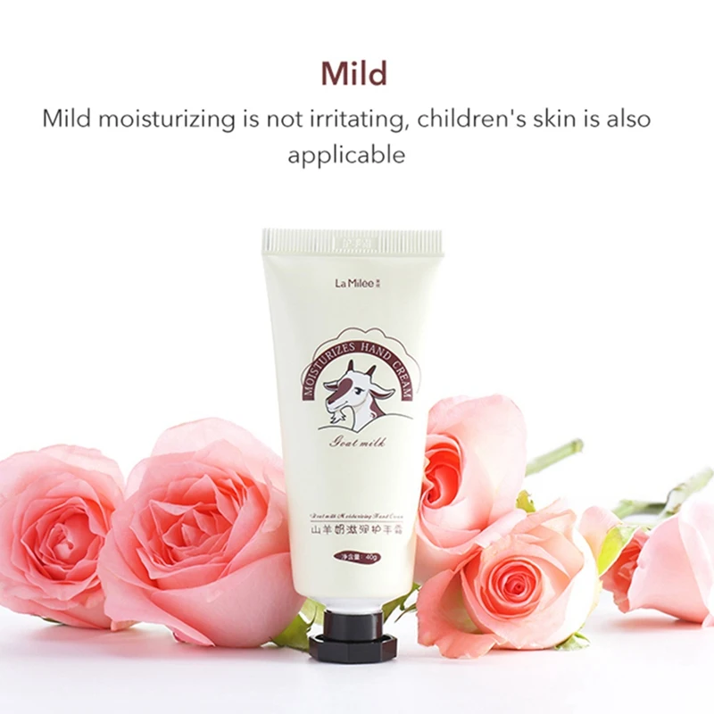 GoatMilk Hand Cream Anti-Dryness Moisturizing Anti-chapping Whitening Hand Care 40g Hydrating For Winter Repair