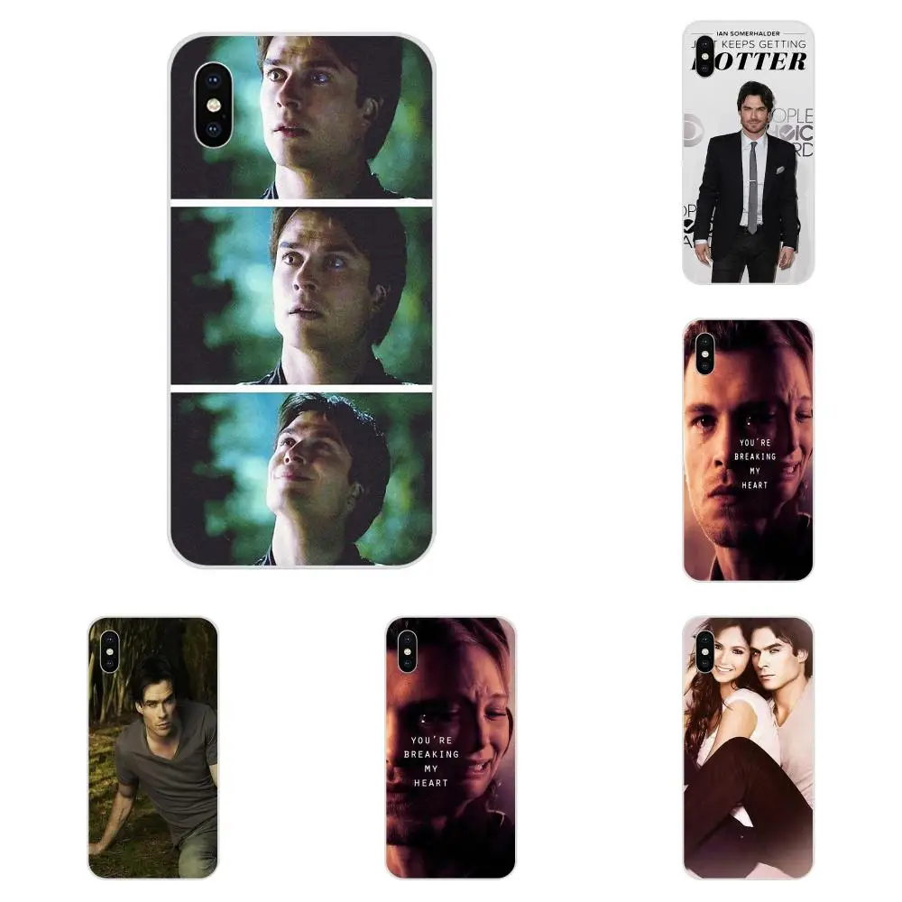 

For Huawei Honor Nova Note 5 5I 8A 8X 10 Pro 9X For Moto G G2 G3 G4 G5 G6 G7 Plus TPU Fashion Original Vampire Diary Damon Cute