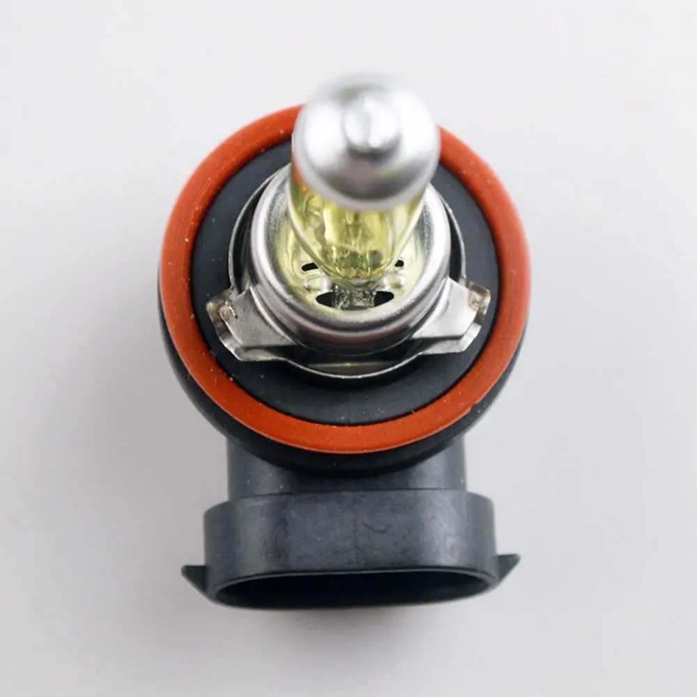 Car Halogen Lamp Car Halogen Light Super Bright Auto Halogen Light Headlight Bulb Yellow 100W Universal