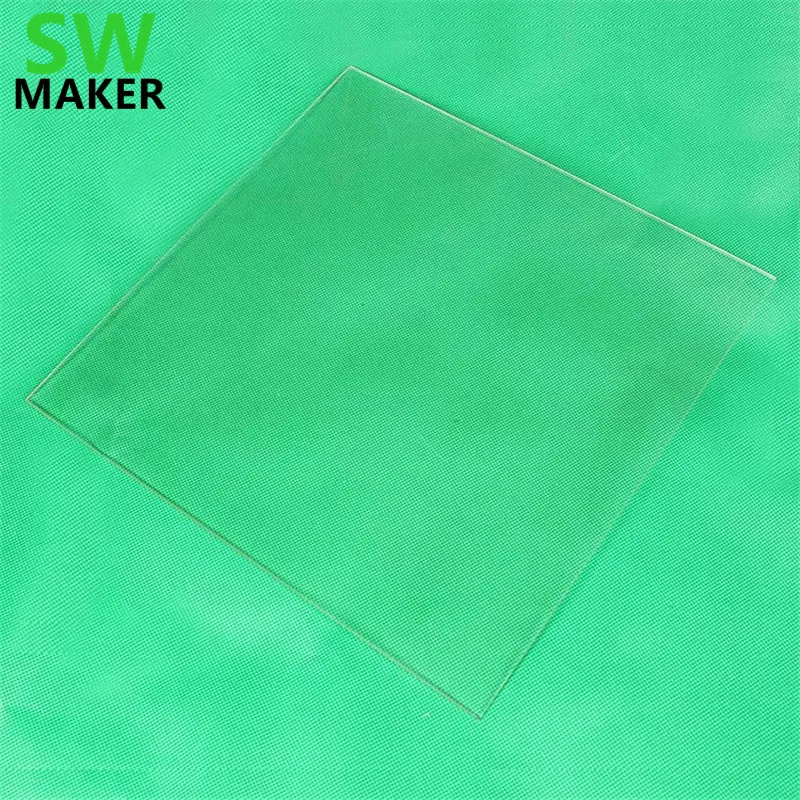 

140*150*3mm 3D printer parts Print Table Borosilicate Glass plate for UP RepRap Prusa Rostock heating bed Boro Bed Plate