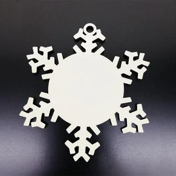

50pcs DIY MDF Blank Christmas Tree Snowflake Key Chain Sublimation Wooden KeyRing For Heat Press Transfer Jewlery Photo Gift