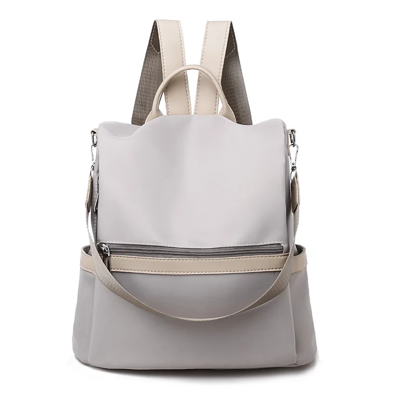 Рюкзак из ткани Оксфорд женская сумка Стиль Ретро Анти-кражи простые в студенческом стиле стрит Повседневное школьная сумка