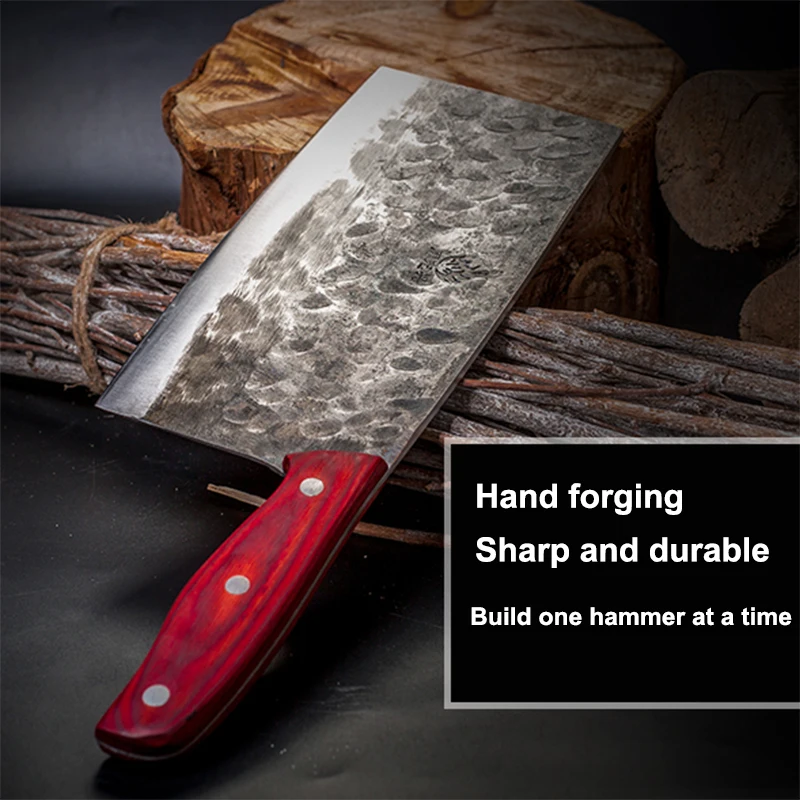 

Hand Forged Kitchen Knife Chef Slicing Knife Kitchen Meat Knife Sharp Fish Knife Handmade Knife Sharp and durable