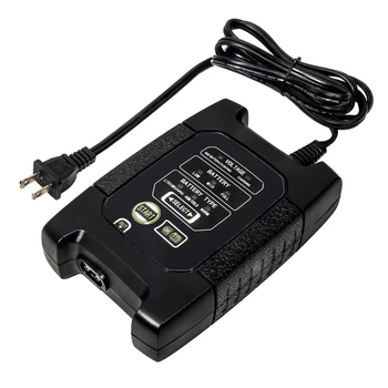 

1Pc Car Smart Battery Charger LED Automatic Charger Car with US Plug (Black)