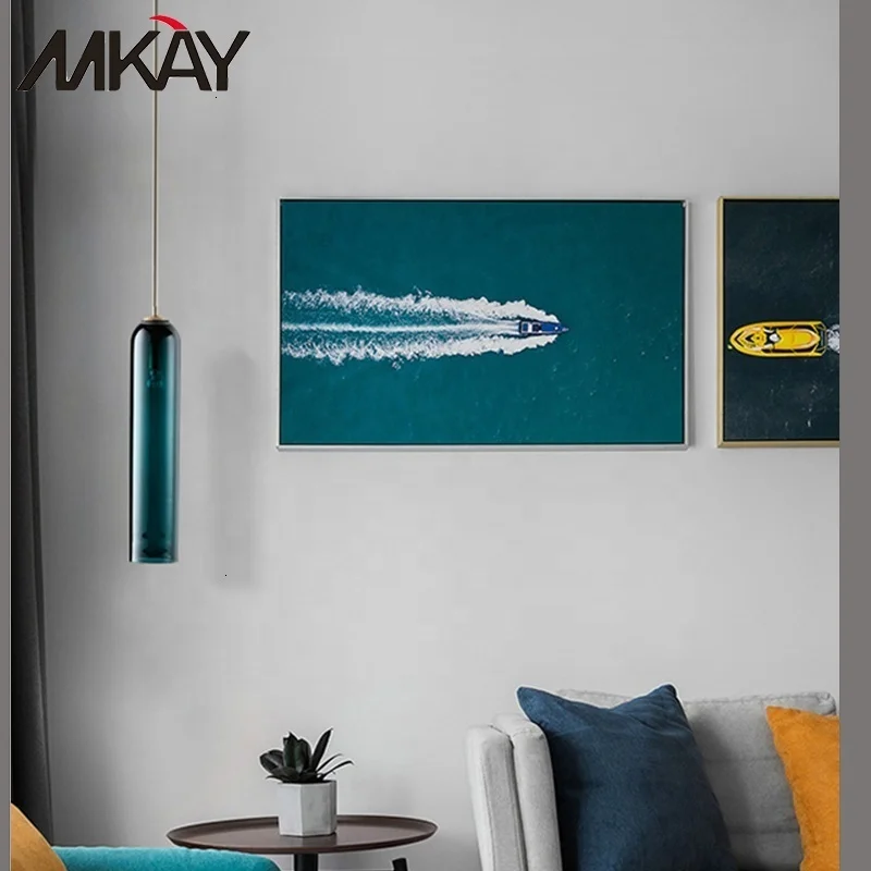 High Quality Home Unique Perfect Copper Smoky Gray Color Glass Pendant Lamp For Bar Lamparas De Techo Colgante