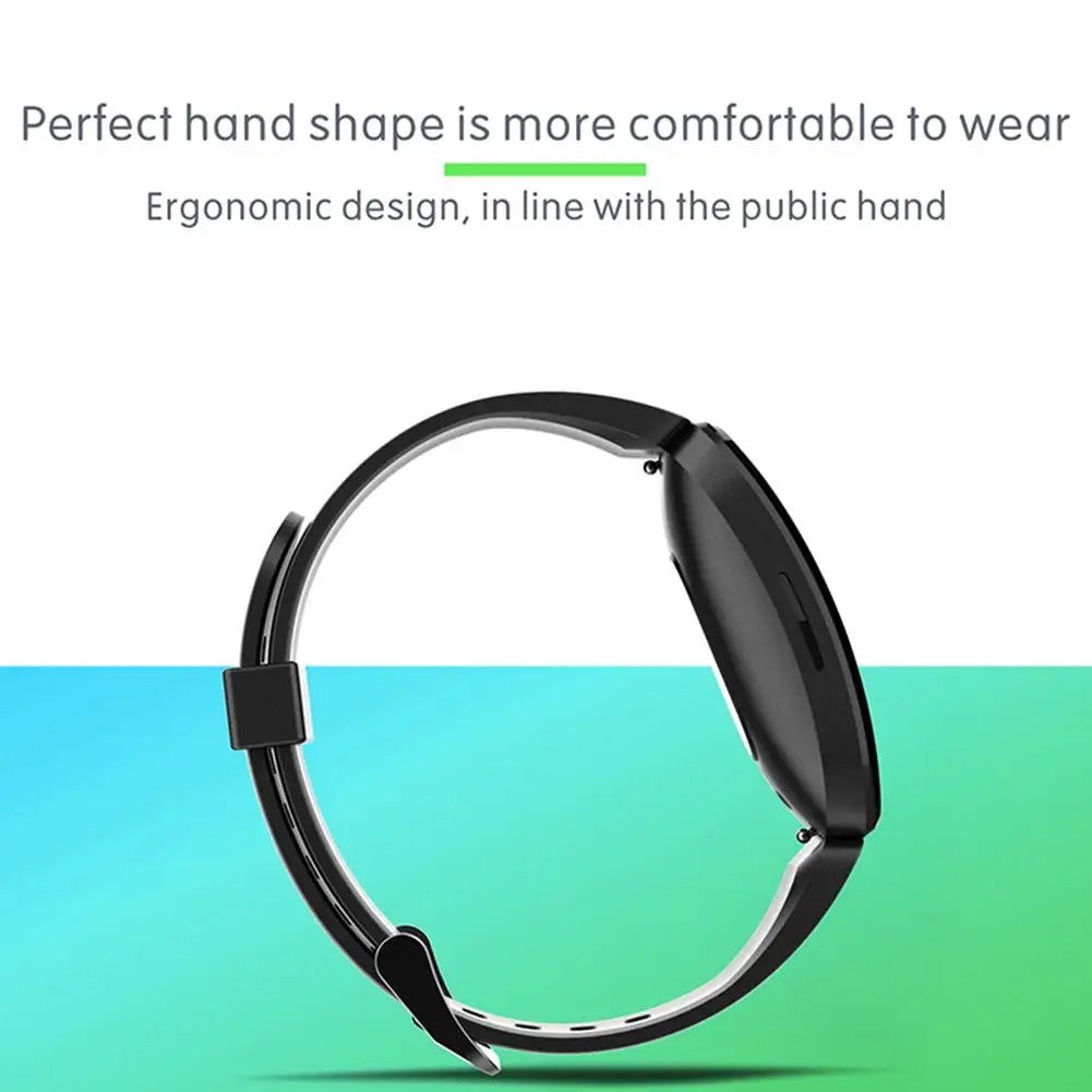 Bluetooth умный спортивный браслет пульсометр с 1,14 дюймовым сенсорным цветным экраном водонепроницаемые часы для подсчета шагов
