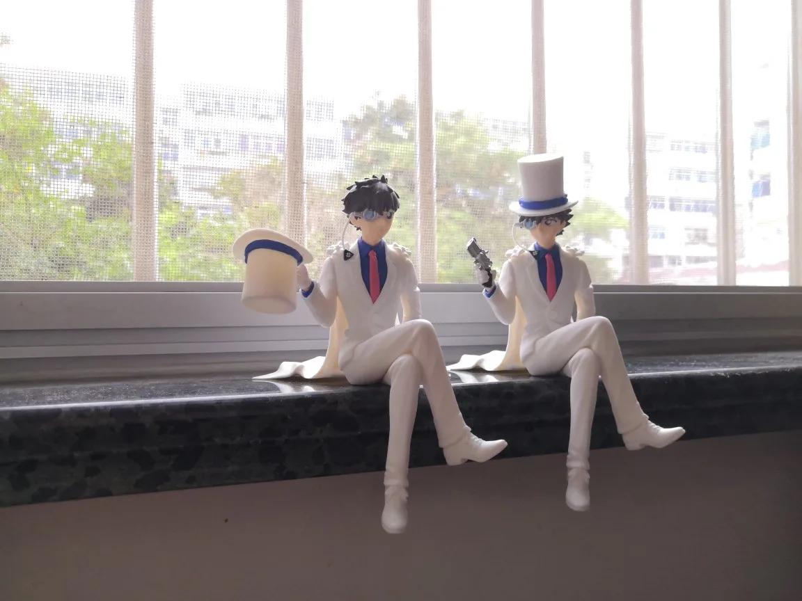 Detective Conan PM маленькая фигурка 14 см малыш Фантом Вор 2 набор лапши пробка