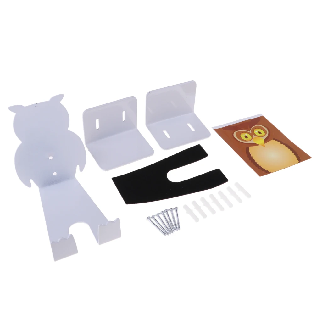 Mountain Road Bike Rack Wall Mount Steel Bicycle Storage Stand Hanger for Indoor Garage with Eagle Sticker & Screws