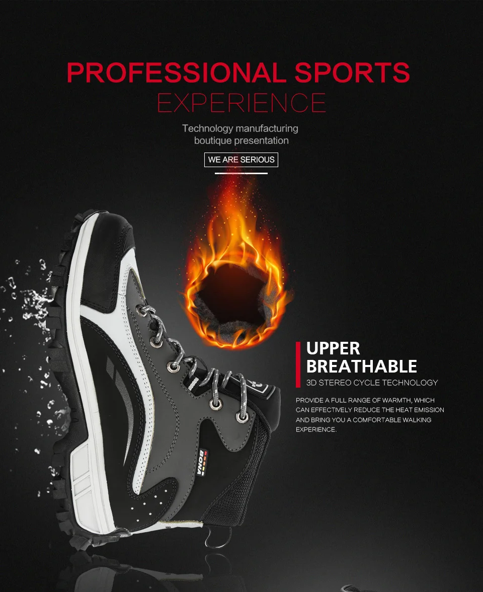 BONA 2020 New Designers Nubuck Snow Boots Warm Plush Boots Men Ankle Boot Outdoor Non-Slip Winter Footwear Masculino Comfortable