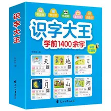 Livres chinois de 1400 mots, matériel d'enseignement de premier niveau, caractères chinois, calligraphie, livre d'alphabet