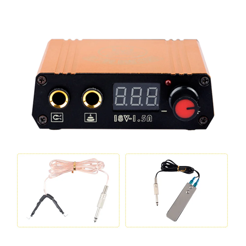 Online Professionelle Tattoo Stift Kit Rotary Maschine Set LCD Netzteil Design Pigment Körper Kunst Permanent Make Up Rotary Stift Tattoo Set