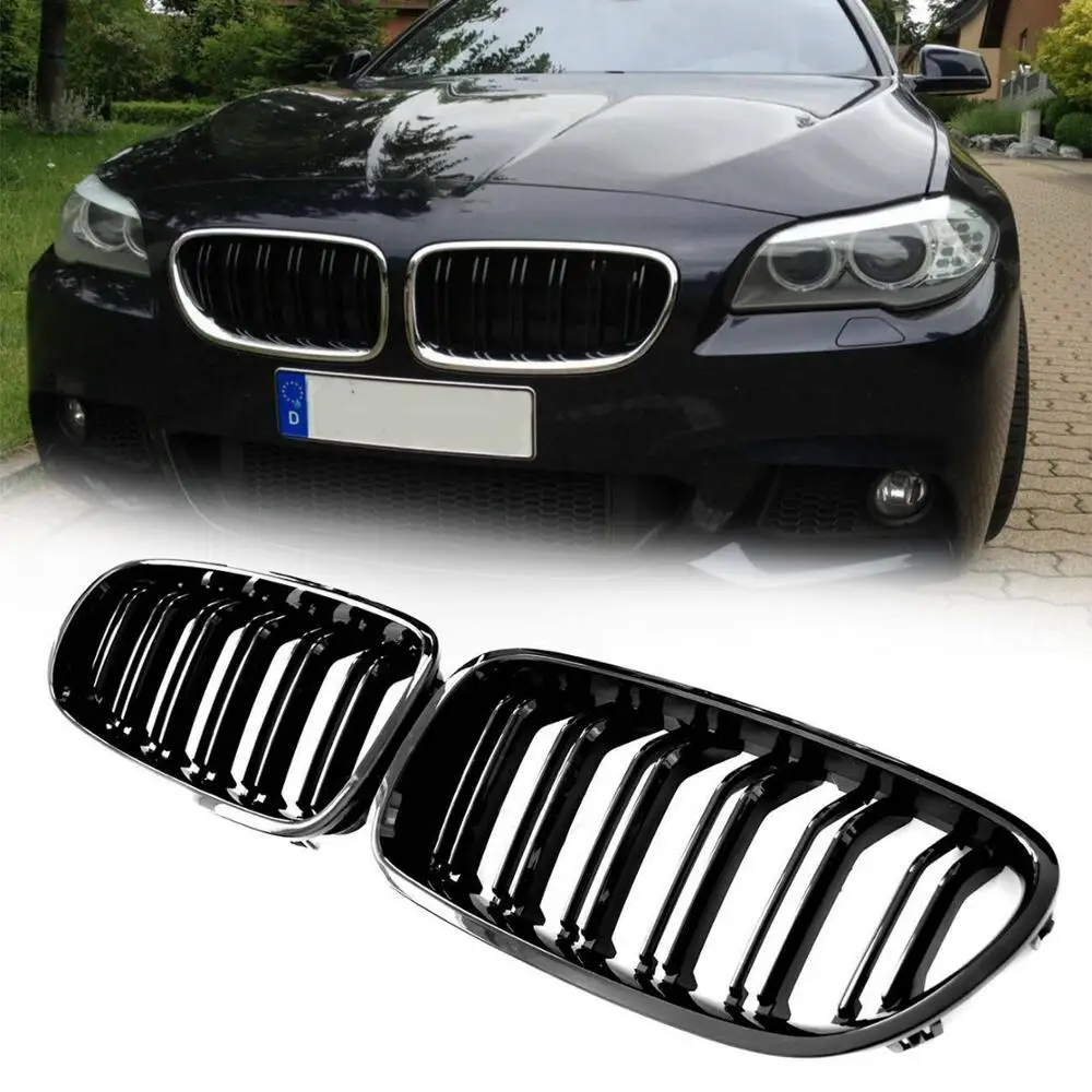 

Samger Kidney Grille Front Bumper Grill for BMW Series 5 F10 F11 F18 09-13