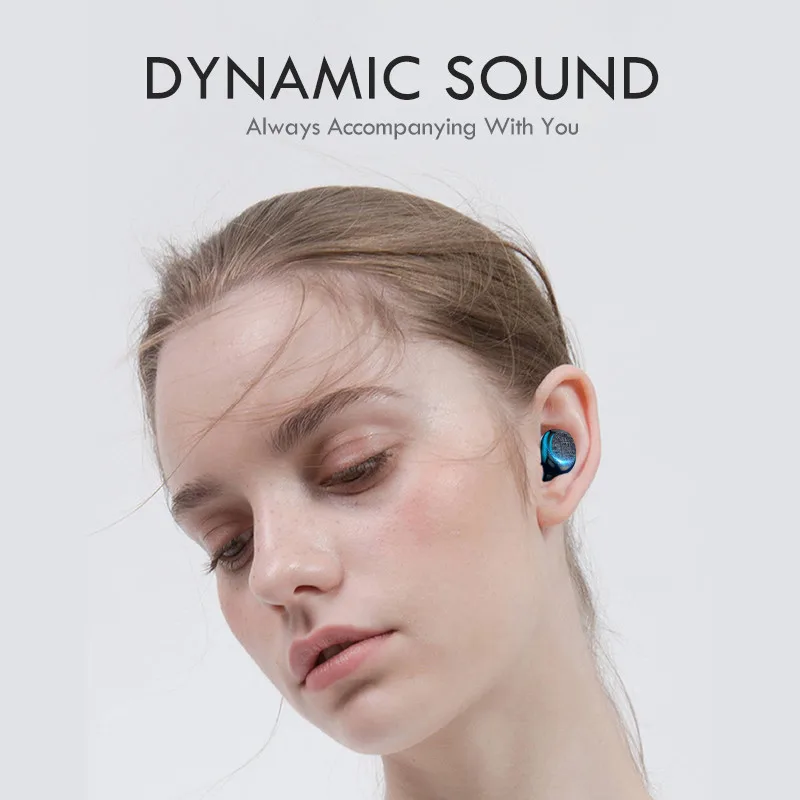 Новые TWS беспроводные Bluetooth наушники светодиодный дисплей Bluetooth наушники 9D Hifi стерео гарнитура наушники для iOS Android телефон
