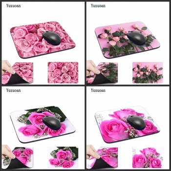 

Mairuige Mouse Pad Pattern Of Roses Durable Anti-slip Desk Mouse Mat For Optical Mouse Pad Decorate Your Desk