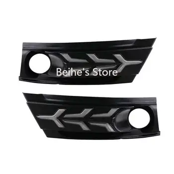 

For Toyota Corolla 2017-18 Car LED Daytime Running Light White+Yellow Drive Lamp