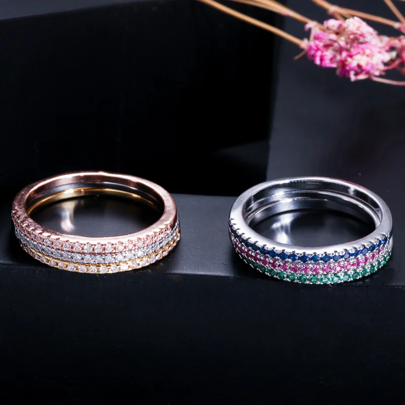 Kopen Wong Regen 3 PCS 925 Sterling Zilver Gemaakt Moissanite Edelsteen Wedding Engagement Diamanten Ring Sets Fijne Sieraden Groothandel