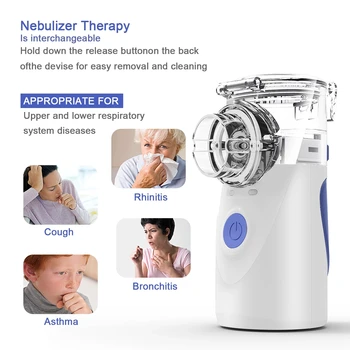 

2020 Health Care silent portable mini nebulizer inhaler hospital ultrasonic nebulizer Medical equipment for Adult Kid