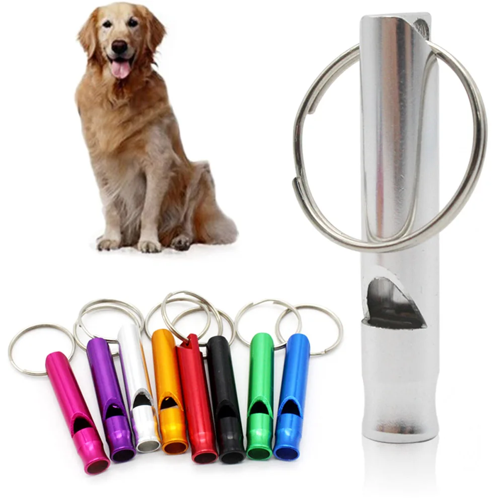 Puppy Pet Dog Whistle 70mm Ultrasonic Flute Stop Barking Ultrasonic Sound Repeller Dog Training