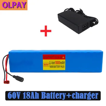 

60V 18AH 1200W Lithium Battery 67.2V 18000mAh electric bike battery electric wheelchair battery motorcycle battery+charger