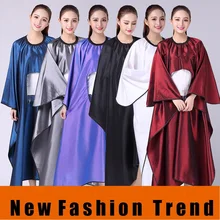 Профессиональная накидка для укладки волос, большая прозрачная накидка для стрижки волос для взрослых, водонепроницаемая накидка для парикмахерской