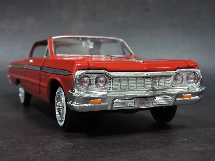 Новинка 1/24, специальный литой металл IMPALA SS, винтажный автомобильный настольный дисплей, коллекция моделей игрушек для детей