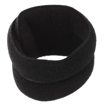 

2 x Large ic Sponge Hair Styling Bun Maker Twist Curler Tool Clip Donut Style