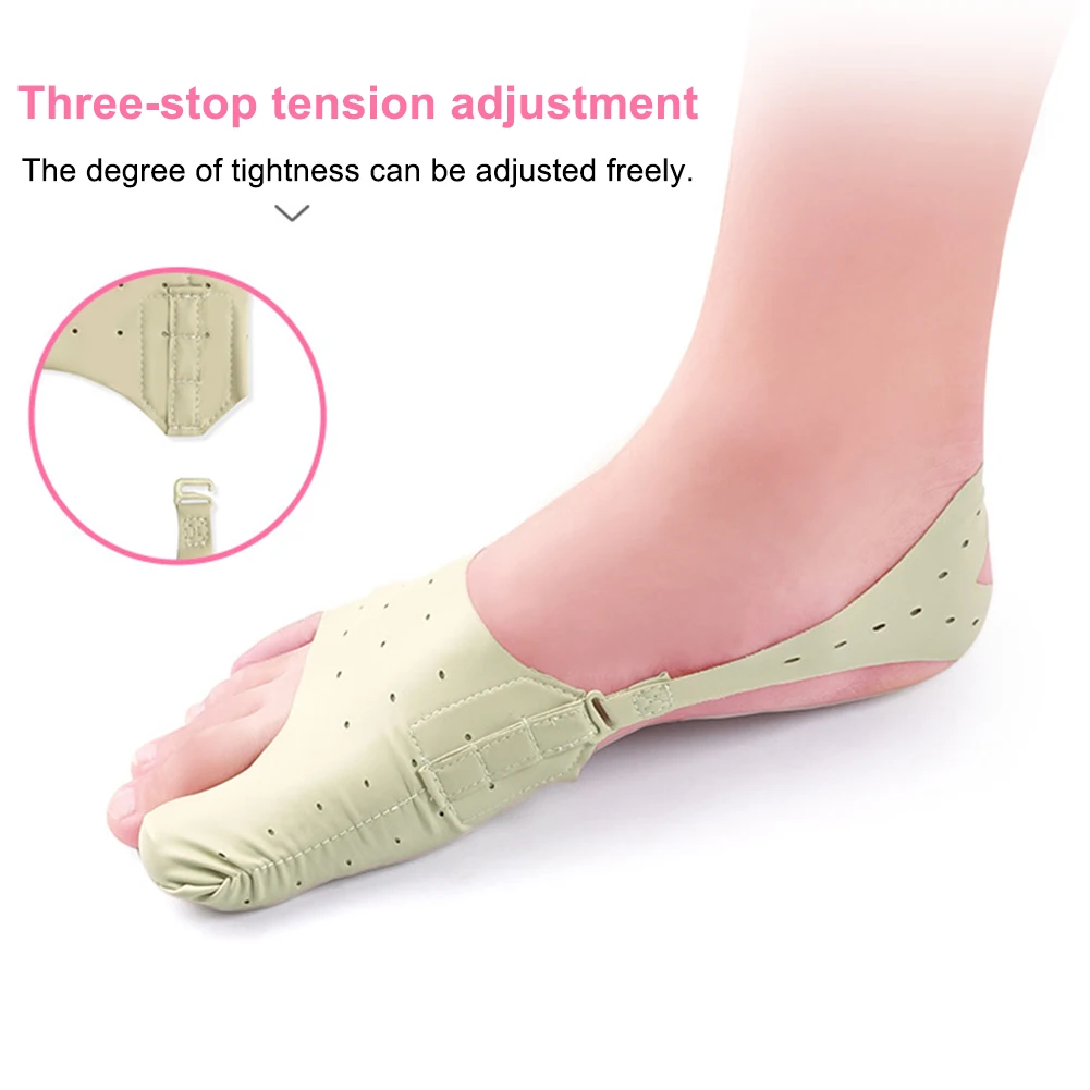 Adults Elastic Bunion Corrector Foot Separator Pain Relief Toe Care Straightener Bunion Splint Big Toe Straightener Corrector