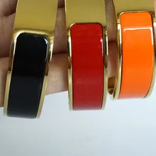 18 мм Женский Браслет-манжета H из нержавеющей стали Роскошные ювелирные изделия новые женские английские буквы H Дизайнерский Модный браслет