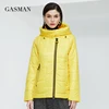 GASMAN 2022 New Women's spring jacket Short fashion Stand-up Collar hooded fashion casual Coat Women parka Warm outwear 81855 ► Photo 3/6