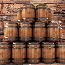 Обои на заказ, фото, Европа и Америка, ретро ностальгия, Деревянный бар, винный бочонок, Винни, фоновые стены, 3d обои