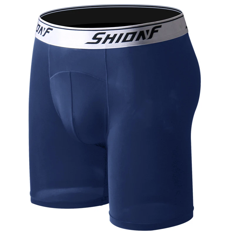 Shionf Super Comfortable Boxer Underwear Ice Silk Summer Men Panties