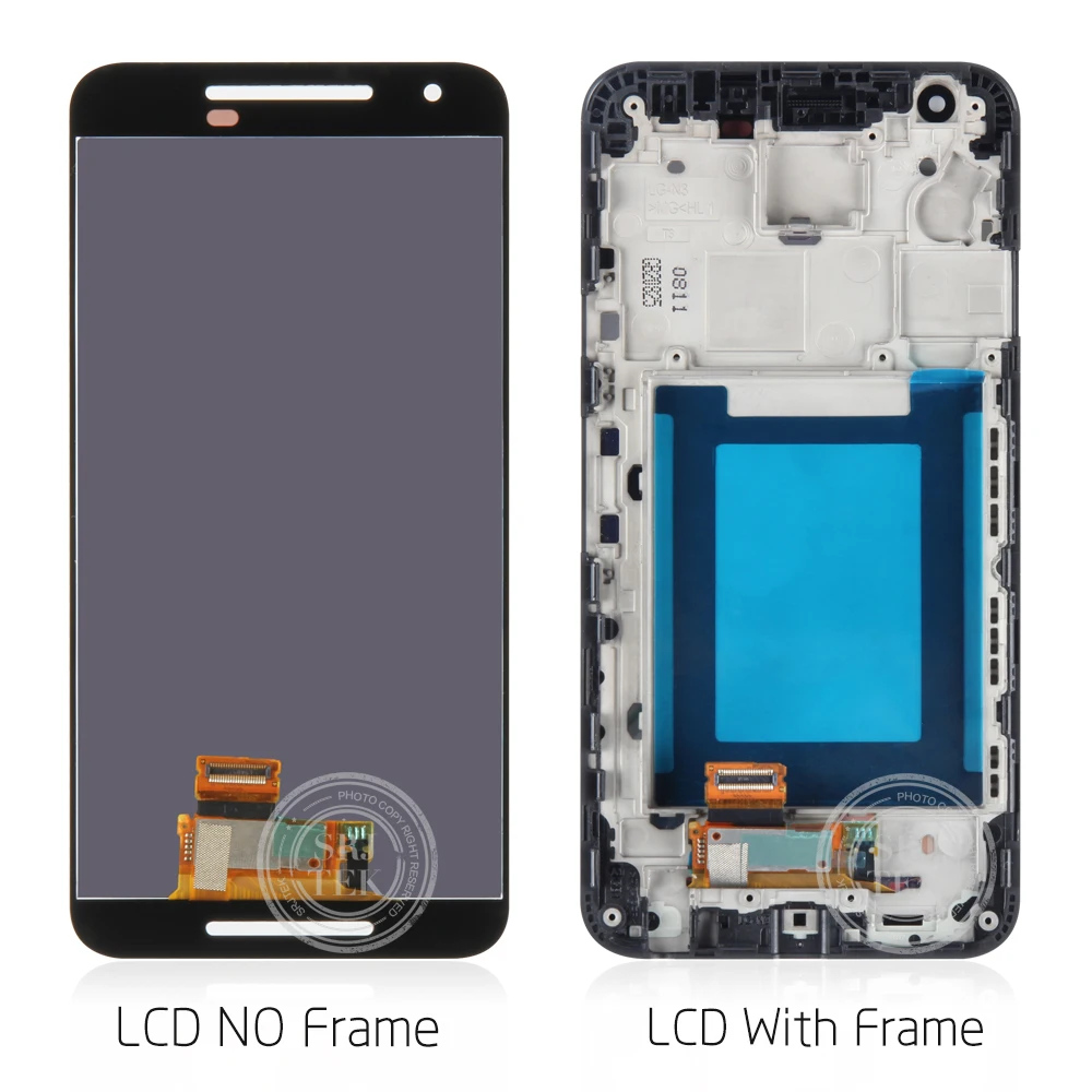 ЖК дисплей Srjtek 5 2 дюйма для LG Nexus 5X сенсорный экран с рамкой и дигитайзером в сборе