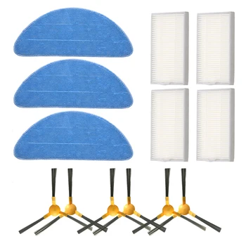 

Filter Mop Cloth Side Brush For Proscenic 800T Vacuum Parts Accessories 4*Filter 3*Mop Cloth 6*Side Brush Tools new arrival