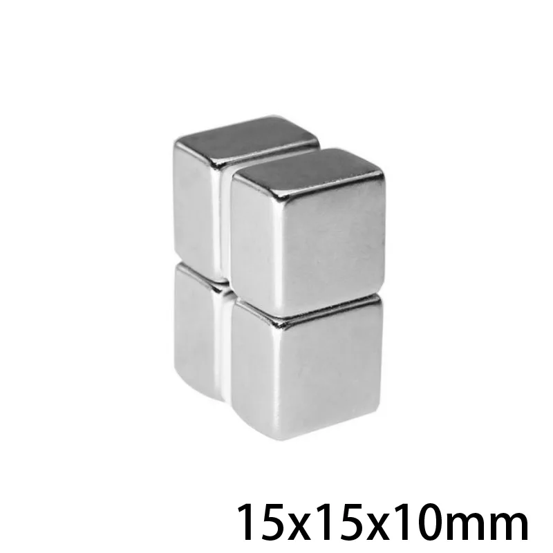 2/5/10/20PCS 15X15X10 mm Search Quadrate Magnet 15mm*15mm Powerful Magnetic 15x15x10mm Strong Neodymium Magnets 15*15*10
