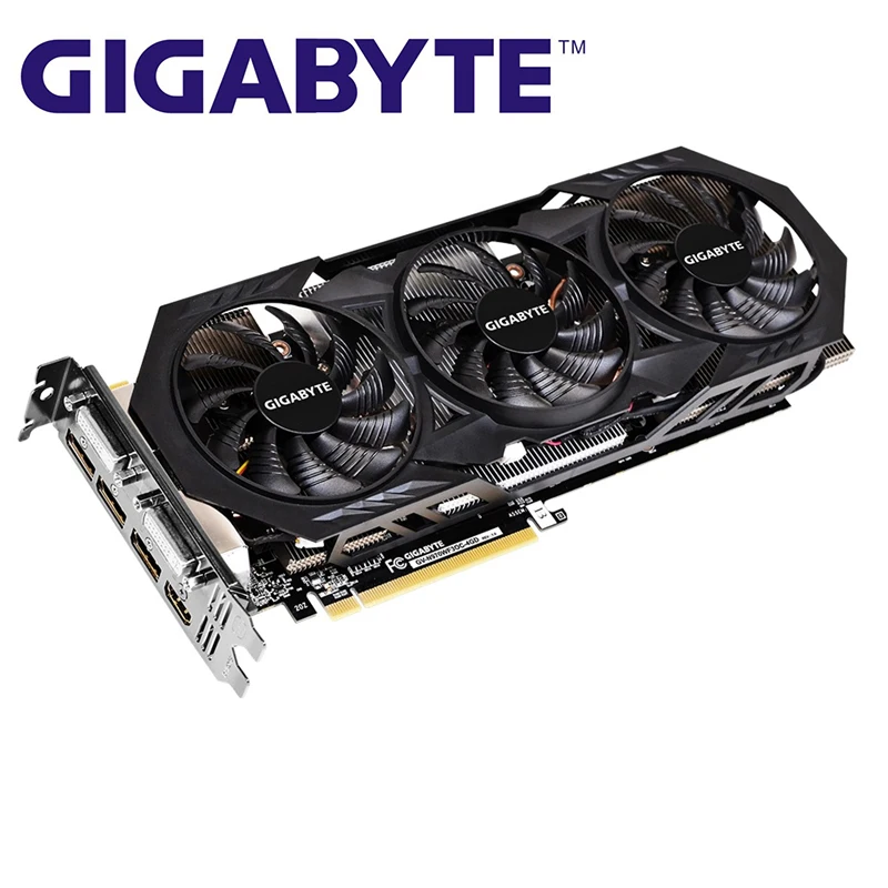 GIGABYTE GTX 970 4GB Graphics Cards GDDR5 256 Bit GPU Video Card  for nVIDIA Geforce GTX970 4GB Map VGA Hdmi Dvi Cards Used graphics card for pc