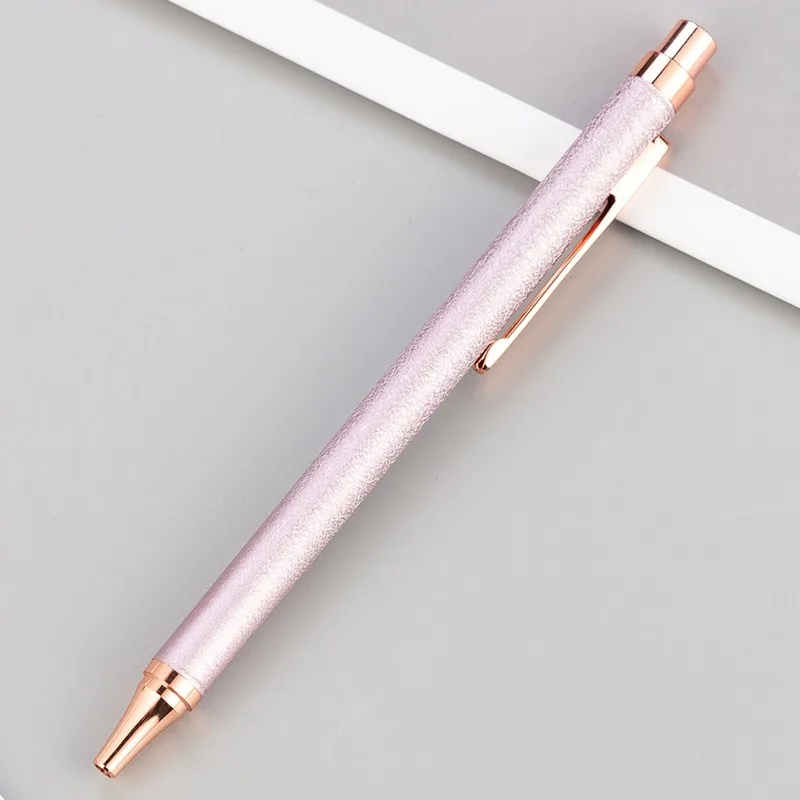

Free Laser Customized Multicolor Push Metal Ballpoint Pen Gift Stationery Office Supplies Custom LOGO