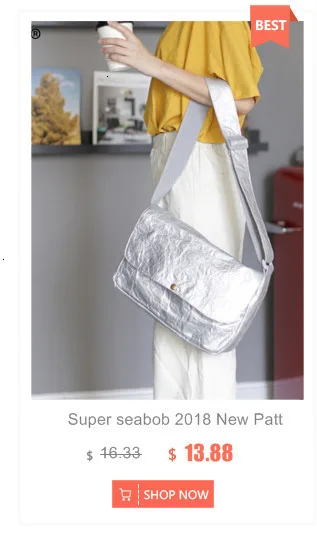 Super seabob новая модель модная Большая вместительная треугольная сумка на одно плечо посылка в сдержанном стиле Повседневная одноцветная сумка DA296