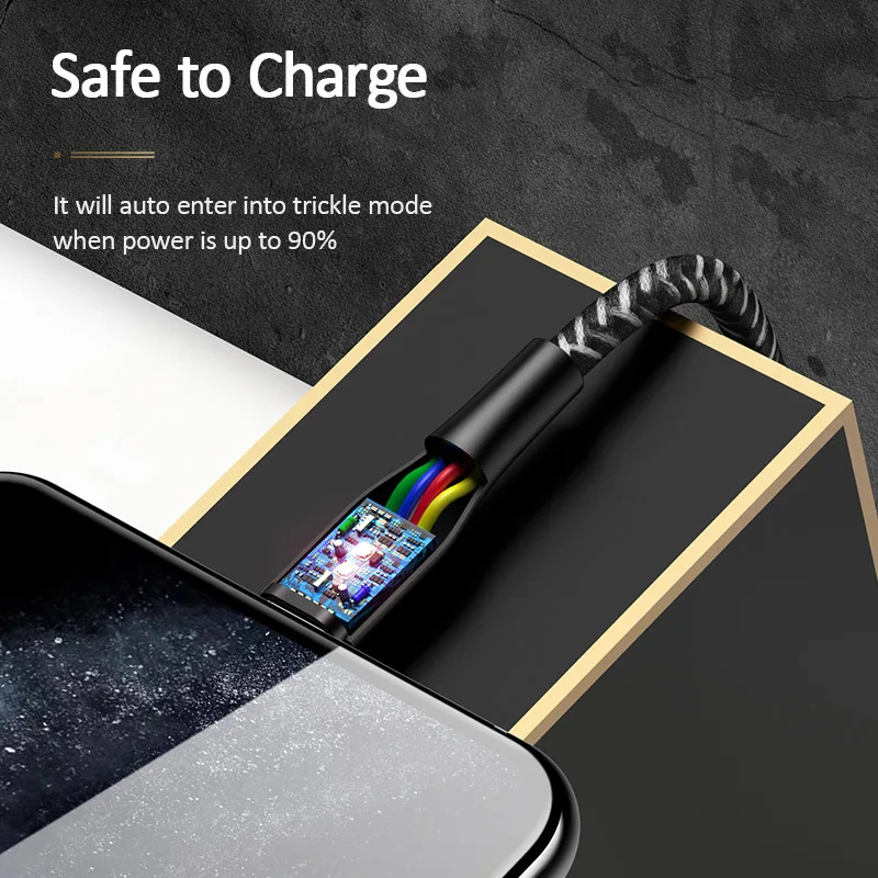 Зарядный кабель для iPhone X 8 7 6s Plus USAMS USB зарядное устройство кабель для передачи данных USB шнур Адаптер для iPhone 6 7 XS телефон