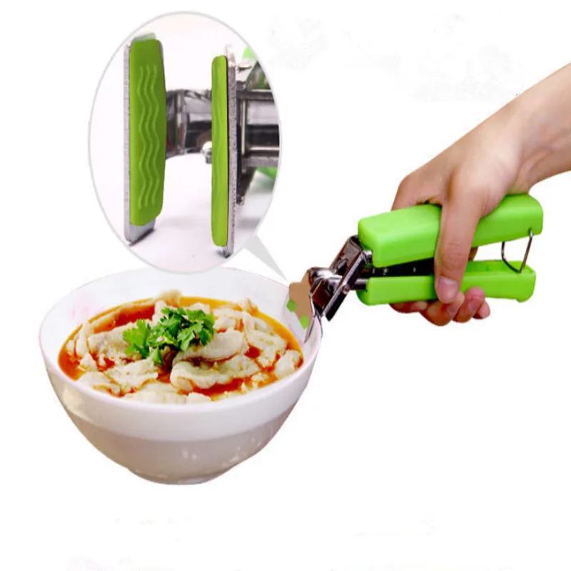 HOT Dish Plate Bowl Clip Stainless Steel Anti Scalding Fold High Temperature Resistance Foldable Antihot Clamp Gripper Kitchen