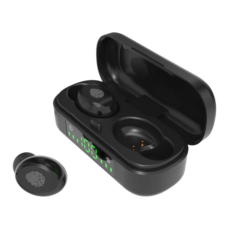 TWS 5 0 7D стерео наушники сенсорные беспроводные Bluetooth IPX7 водонепроницаемые CVC8.0