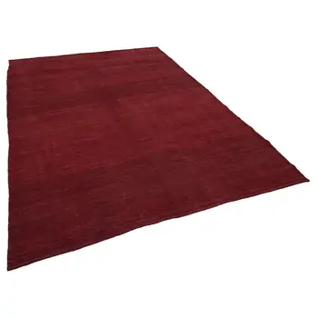 

217x298 Cm Red Handmade Contemporary Rugs Rug-7x10 Ft