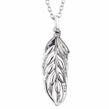 

New 925 Sterling Silver Necklace Floating Grains Of Life With Adjust Sliding Necklace For Women Wedding Gift Fine DIY Jewelry