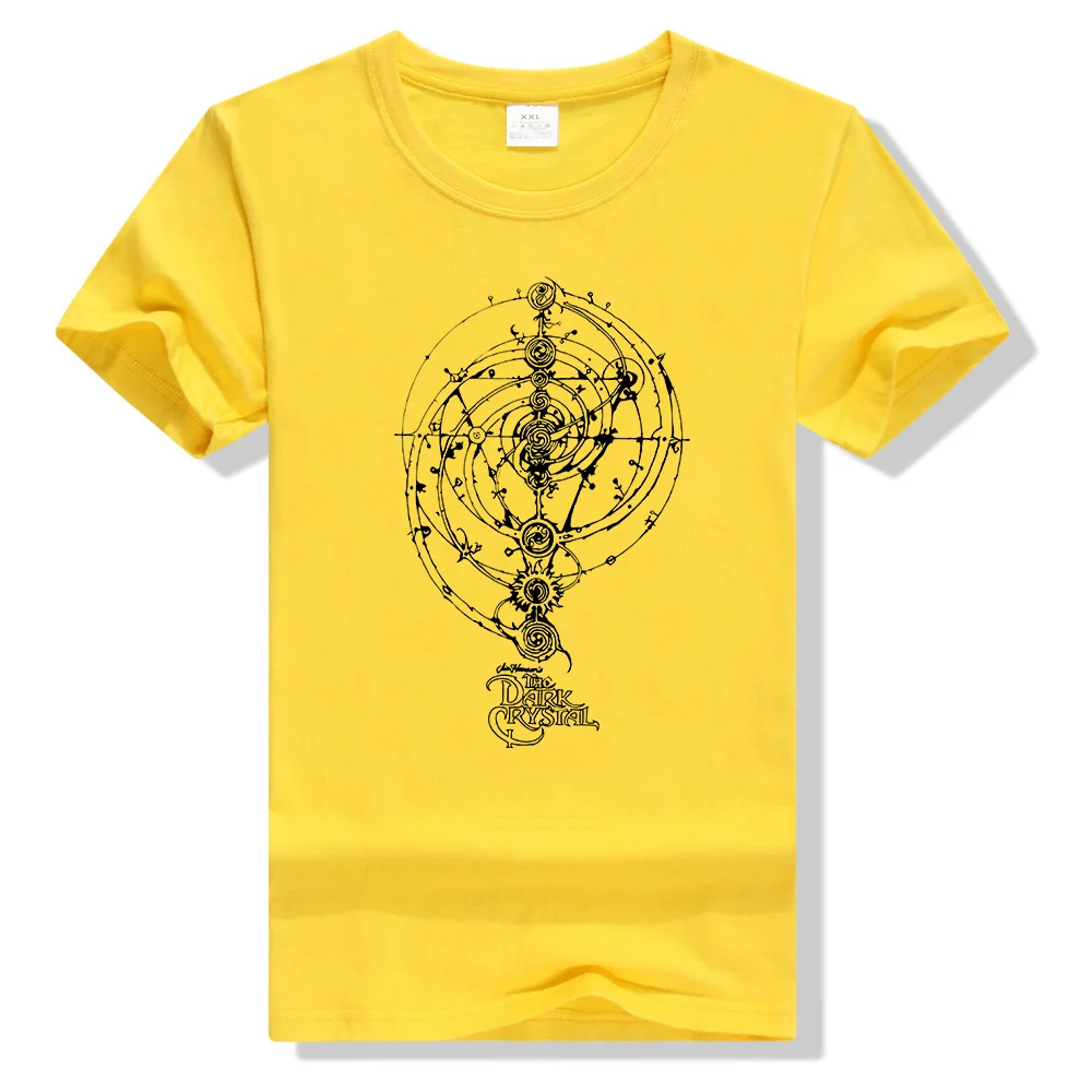 Dream Spiral темно-Хрустальная классическая белая футболка, лучший подарок для мужчин и женщин. Новейшая модная футболка - Цвет: Цвет: желтый